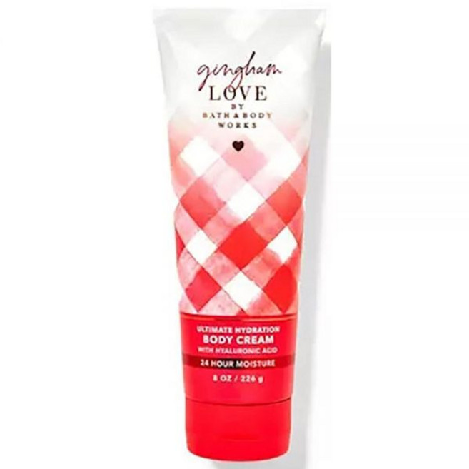 Bath & Body Works Gingham Love 시그니처 컬렉션 얼티밋 하이드레이션 바디 크림 여성용 236ml(8액량 온스) (깅엄 러브) 1, 236ml