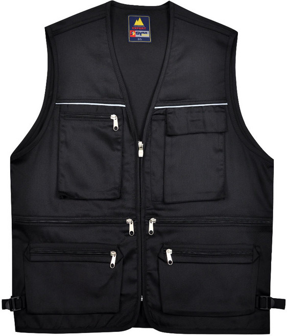 남성 10색 사계절 기본 TC 남성 작업조끼