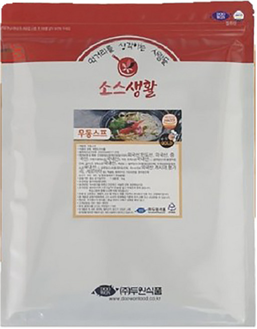 [두원식품] 우동스프 (우동 국물용 분말 스프), 1개, 1kg