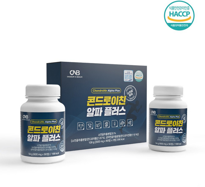 콘드로이친 소연골 상어연골 콘도로이친 콘드레이친 콘드로친 보스웰리아 우슬 복합물 정 알약형, 1세트, 180정