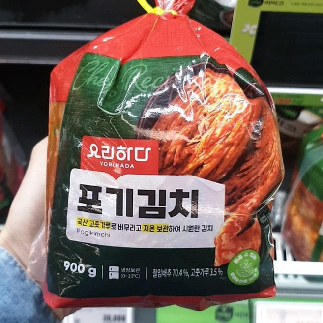 요리하다 포기김치, 종이박스포장, 900g, 1개
