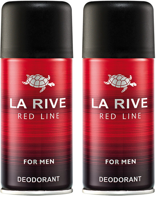 라리브 남성용 레드라인 퍼퓸 데오드란트, 150ml, 2개