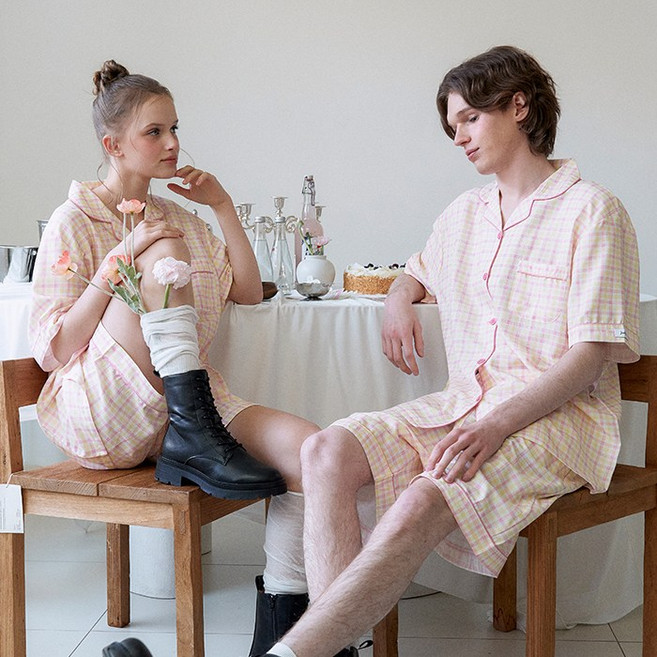 주디앤 블러썸 반팔 커플 잠옷세트