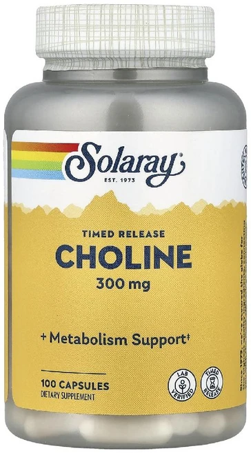 솔라레이 콜린 서방형 300mg 캡슐 100정 - 쿠팡