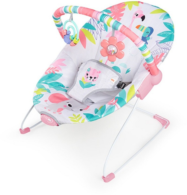 브라이트스타트 플라밍고 아기 바운서, 색상혼합