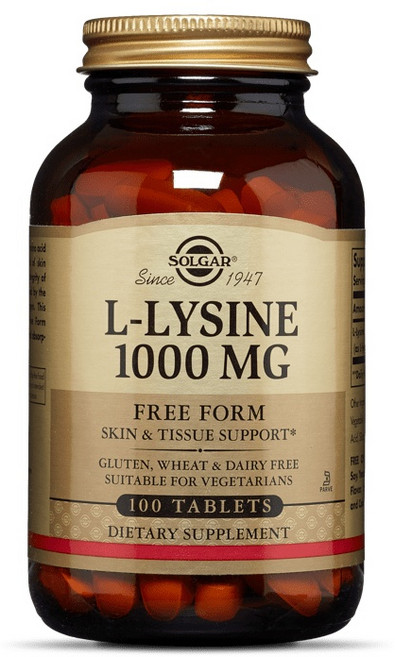 솔가 L-라이신 1000mg 타블렛, 100정, 1개
