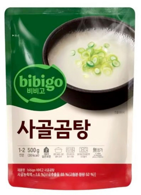 비비고/꼬리곰탕460g x4/상온 - 추천, 500g × 18개, 500g