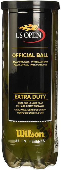 Wilson US 오픈 테니스 공, 4 Can Pack (12 Balls)Extra Dut, 1개