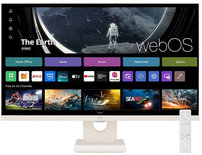 LG 27U511SAW 27인치 스마트 TV 모니터 IPTV WebOS23 와이파이 미러링, 68.6cm