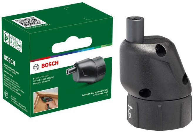 Bosch IXO6 전기 스크류 드라이버 USB 충전식 다기능 가정용 무선 소형 드릴 LED 조명 DIY 도구, 4)Off-set angle, 1개, 오프셋 각도