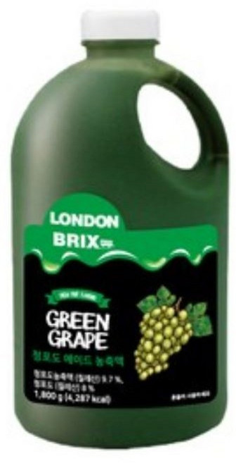 런던브릭스 청포도 에이드, 1.5L, 1개