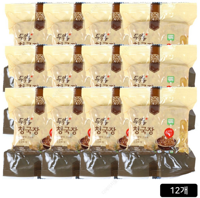 [홈쇼핑] 두무동 청국장, 12개, 120g