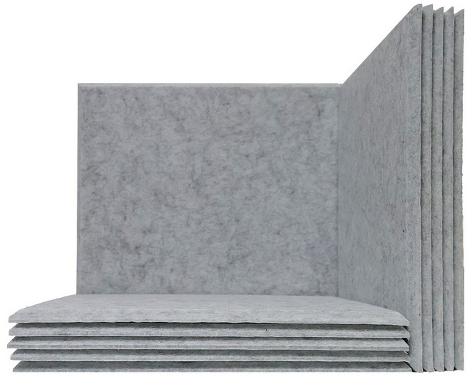 EV.ONE홈테리어 소음 감소 차음재 흡음재 접착형 차음시트 방음재 소리 차단 흡음판, 12개, 그레이