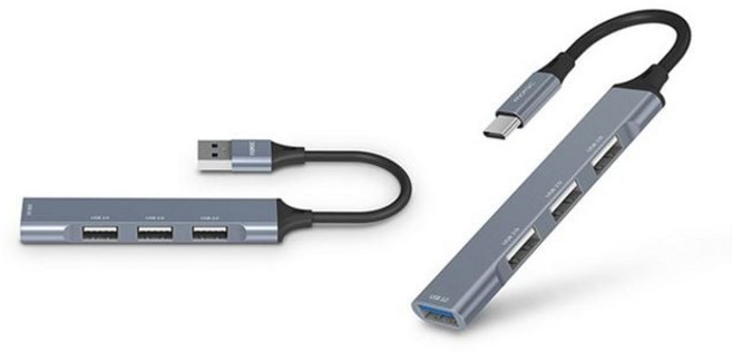 모락 프로토 4포트 USB A타입 멀티 허브 MR-HUB4A, 상세페이지 참조, 1개