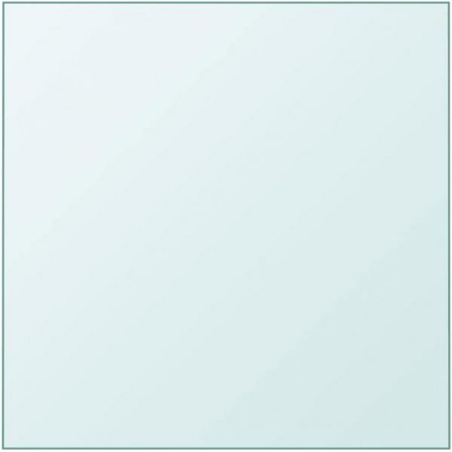 31.5인치 원형 대리석 강화 유리 식탁 상판 교체 야외 테이블 레스토랑 책상 워크벤치 커피 가든 실내 파티오, 11.8 x 11.8 x 0.2 in (W x L x, Transparent