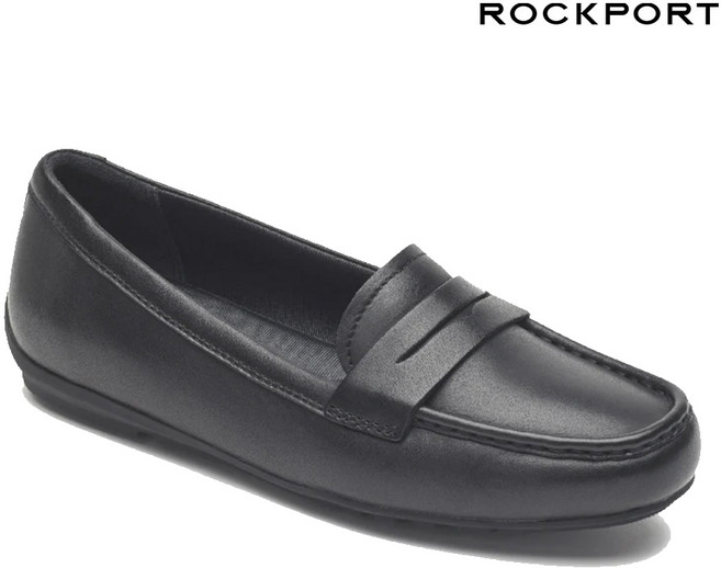 락포트 여성화 토탈모션 드라이빙 페니 로퍼 블랙 CH5011