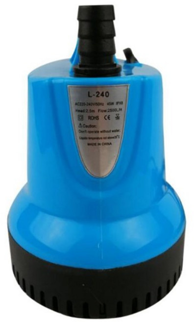 전원 코드가 있는 저소음 수중 펌프 어항 연못 수족관 25W 1500L /H, L-225(25W), 1개