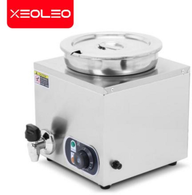 음식워머 상업용 중탕기 싱글 팬 베인 마리 수프 초콜릿 녹는 스테인레스 스틸 전기 호텔 뷔페 수통 장비, 6) 110V - 7l-EU