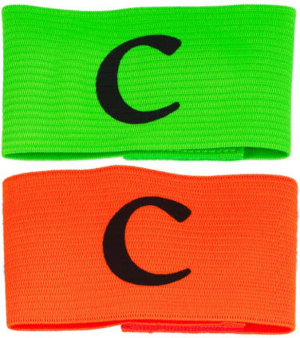 낫소 밴드형 주장 완장 2컬러 벨크로 탈착 캡틴 견장, 오렌지