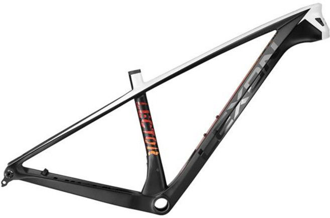 2025 Lexon Carbon MTB 프레임 29er 148x12mm UDH 자전거 프레임 셋 151719 인치 핸들 바 시트 포스트 부스트 자전거 사이클링 부품, [00] 15, [00] Black White Frame, 1개