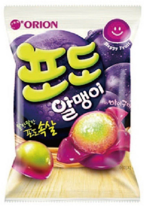 오리온 마이구미 포도알맹이, 67g, 9개