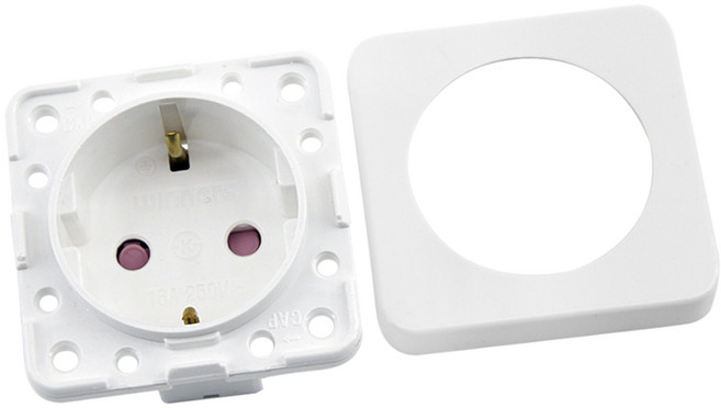 위너스 화이트 빌트인 콘센트 1구, 1개