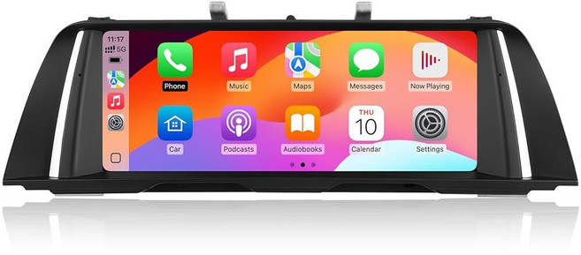 BMW 5 시리즈 F10 F11 (2013-2016)용 10.2인치 터치 스크린 NBT 시스템 무선 CarPlay 안드로이드 자동 업그레이드 공장 자동차 라디오 오리지널 스테레