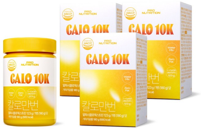 프로뉴트리션 칼로만번 알파CD 지방 배출 제로 체중관리 다이어트 칼로리케어 식단, 180g, 3개