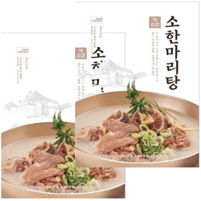 더 진한 소한마리탕 600g 2개