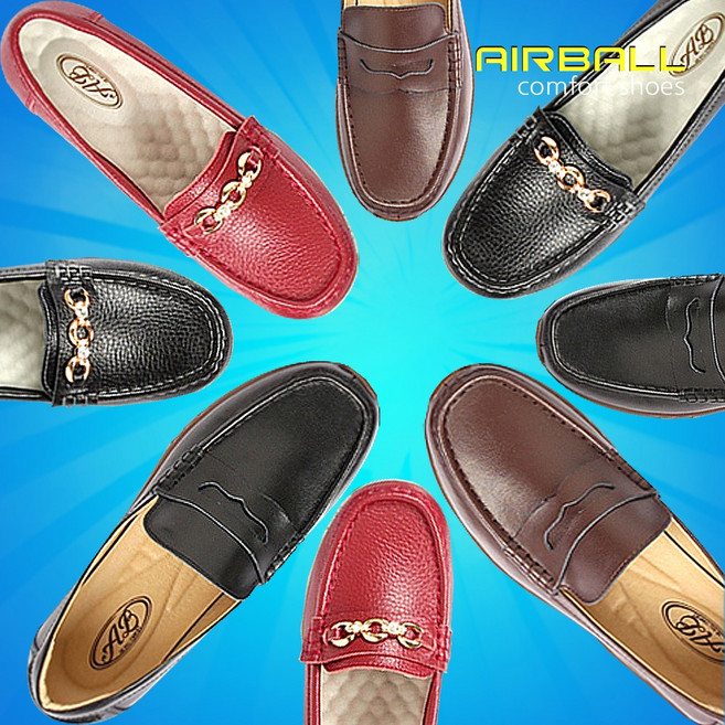 나눔홈쇼핑 백세건강슈즈 부모님선물 프리미엄 질기고 오래가는 편안한 엄마 에어볼 천연 소가죽화 컴포트화