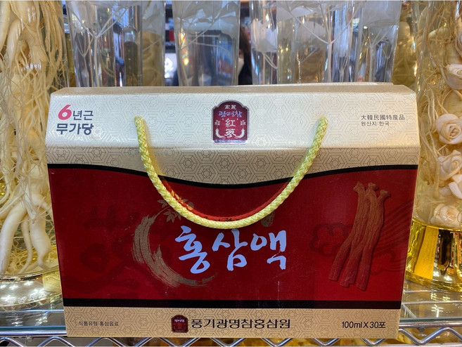 6년근 풍기인삼 풍기광명참 홍삼액 라이트 30포, 100ml, 1개