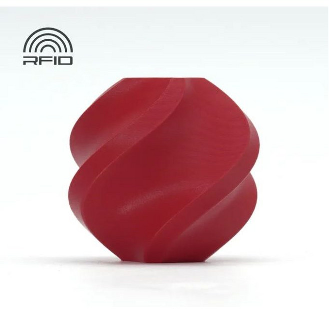 [뱀부] PLA Matte (리필형) 필라멘트 3D프린터용 Bambu Lab filament, 다크 레드