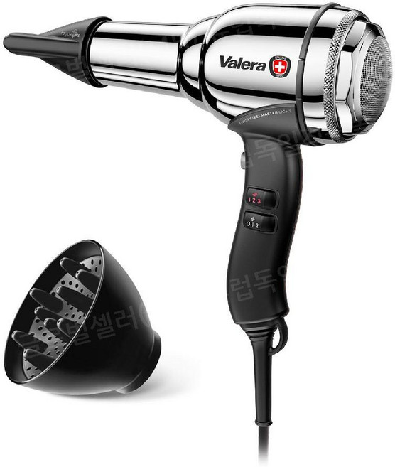 발레라 스위스메이드 스틸 마스터 라이트 2100W 3m케이블 6콤보 이온 전문가용 드라이기, A. Swiss Steel Master Light 크롬