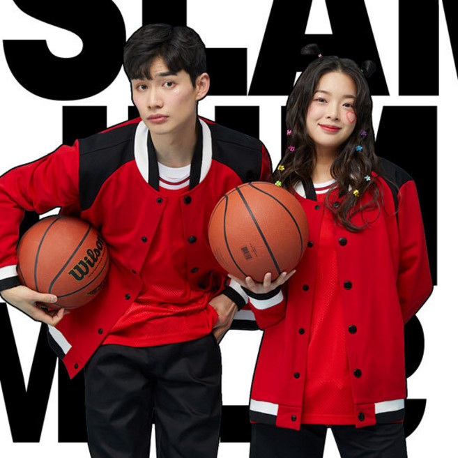 반티 체육대회 졸업사진 코스프레 단체티_JK-405 슬램덩크레드