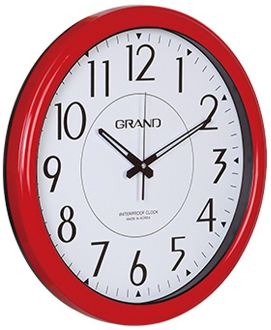 42cm 아날로그 방수 벽시계 욕실 화장실 목욕탕 수영장 사우나 헬스장