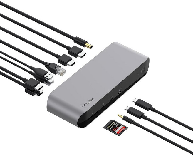 벨킨 썬더볼트 4 독 프로 허브 도킹 스테이션, 상품선택, 1개