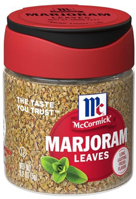 맥코믹 마조람 잎 5.7g 맥코믹 마조람 잎 5.7g, 0.2온스(1팩), 1개, 5g