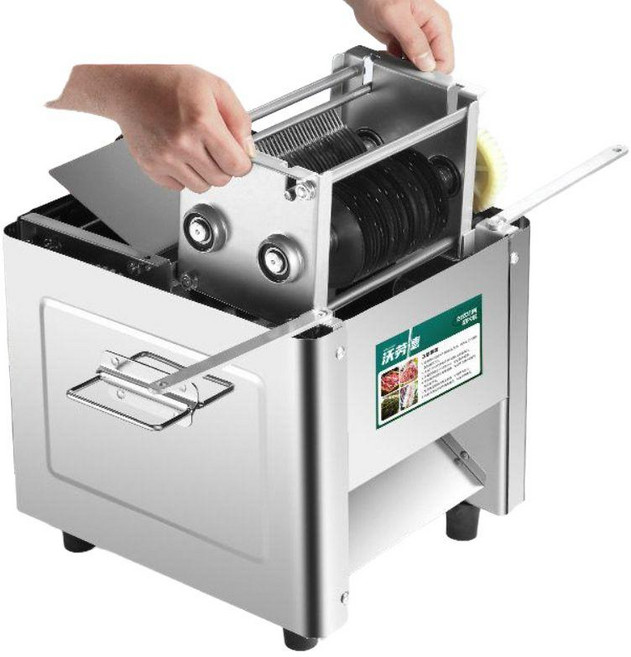 강력 육절기 고기 냉동 야채 슬라이서 만두 멀티 분쇄기 다지기 무 기계, 1. 퀵 릴리스 모델 90 단일 절개  원 컷 크기 -