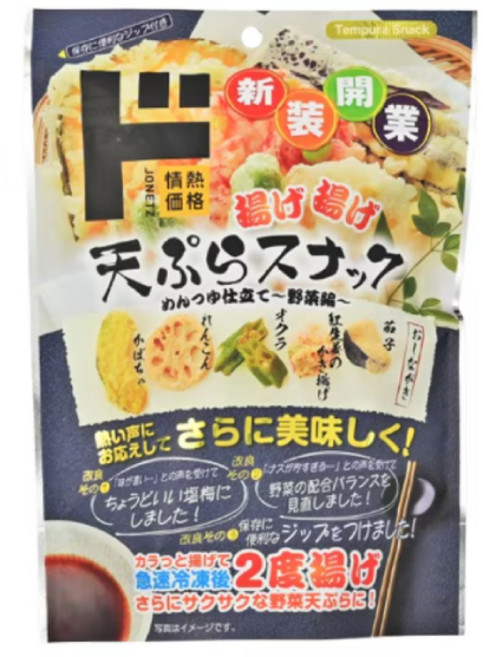 돈키호테 덴뿌라 야채튀김스낵, 1개, 100g