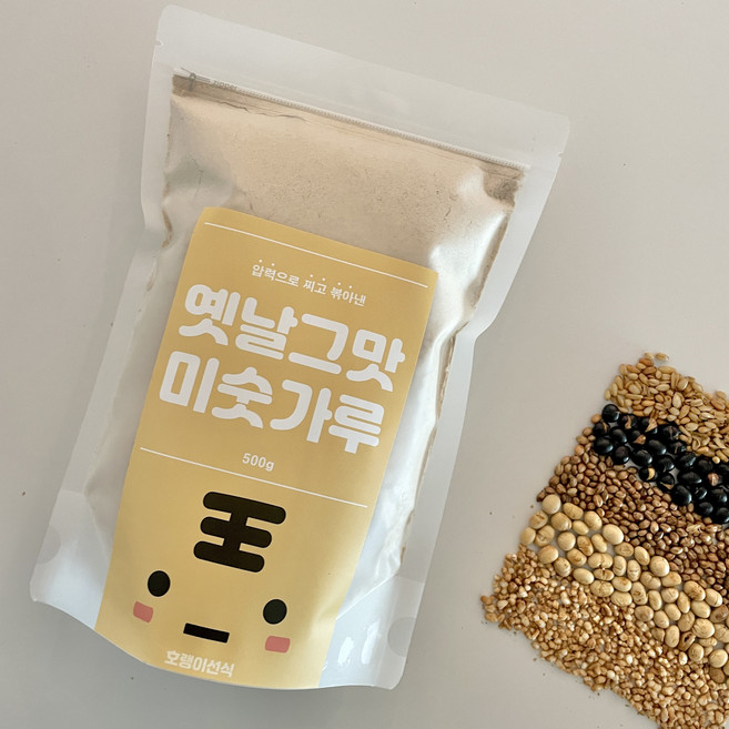 호랭이선식 쪄서볶은 아침식사대용 발아선식 간편식, 1개, 500g