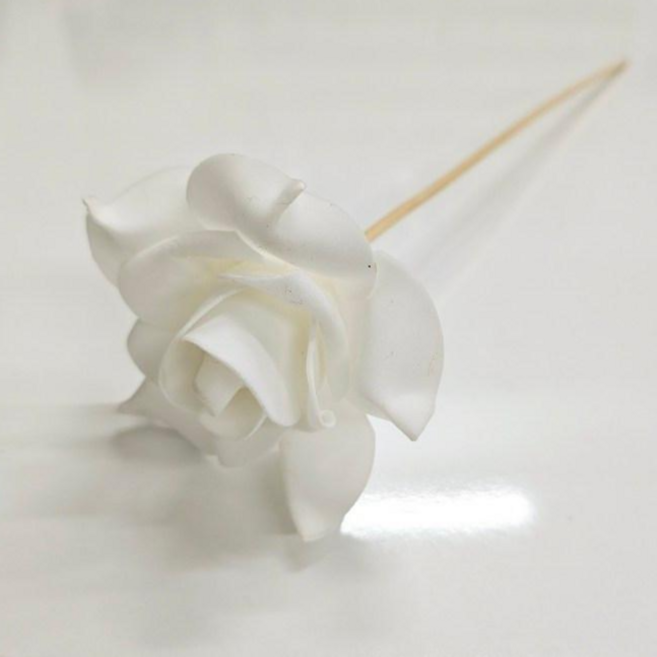 [캔들레이디] 디퓨저스틱 - 장미스틱 1p, 화이트 장미, 1개, 1개입