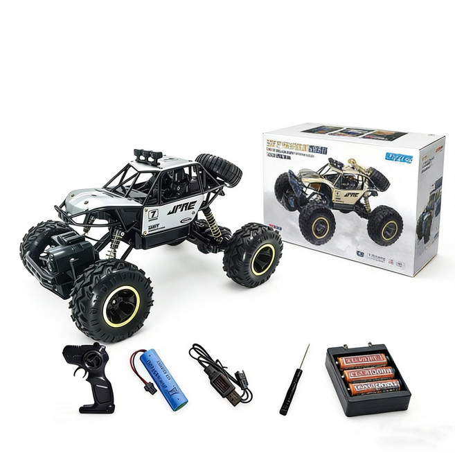 JPRE 遙控越野車, 1個, 合金銀-28cm, 合金銀