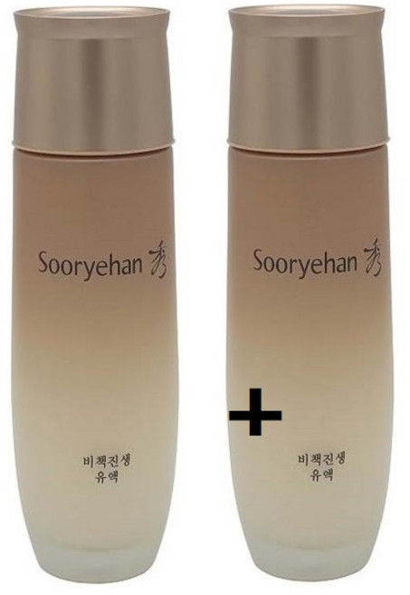 수려한 비책진생 유액 130ml 1+1 보습 주름 미백 기초화장품 로션, 2개