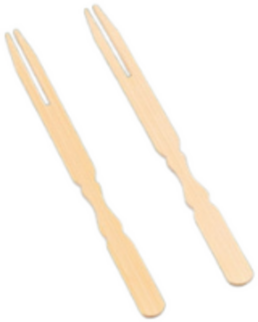 피크닉하우스 대나무 포크, 7개, 100개입