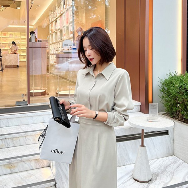 피핀샵 페미닌 뒷 절개 원피스.. 38409