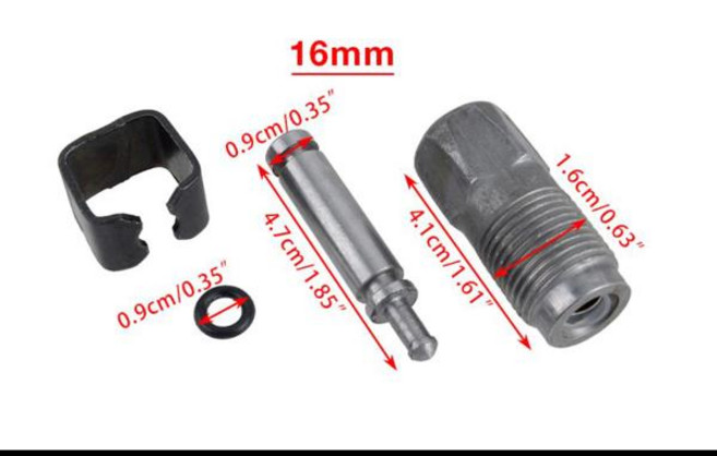 1 세트 범용 자동차 2T 자동 유압 잭 오일 펌프 부품 소형 실린더 피스톤 플런저 16/18mm 수평 씰 링 키트