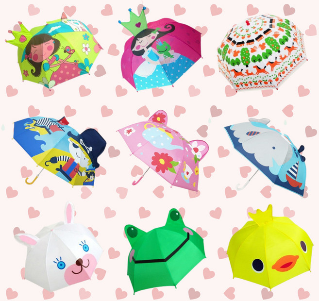 입체 동물 캐릭터 우산 유아 2~4세 여아 남아 가볍고 안전한 디자인 당일발송