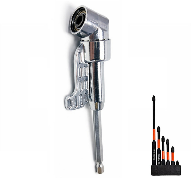 틈새 코너 ㄱ자 드라이버 라쳇 비트 어댑터 세트, 1세트