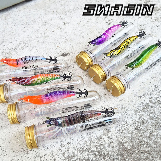 백경 스웨긴 클레오파트라 리얼 새우에기 한치 쉬림프 갑오징어 UV 틴셀 에기, 1개, 10.5g, BEST 7종