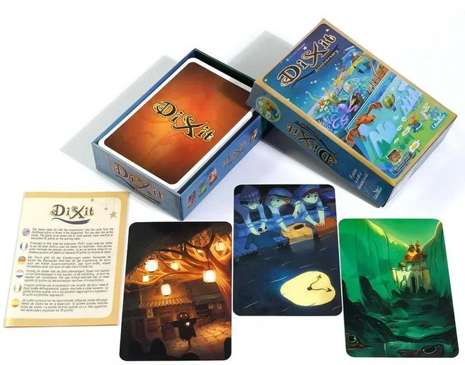Dixit 보드 게임 가족 스토리텔링 게임 우주 계시 Dixit 기념일 확장 스토리텔링 카드 게임, 10. Dixit Anniversary, 1개
